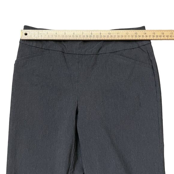 Talbots Factory Pull On Pant Women's 4 Gray Fitted Career Slim Straight Leg - Picture 7 of 12